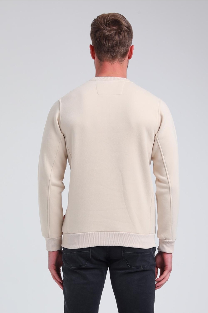 SWEATER MET TEKST 774270 1002 sand